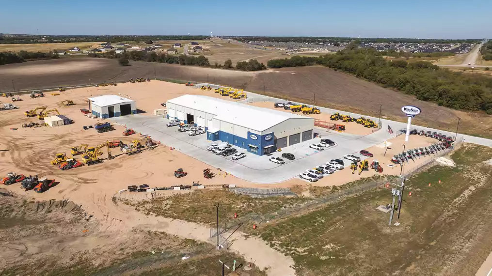 KSM’s new Hewitt, Texas, location is housed on more than 16 acres that include easy access from Interstate 35, space for expanded equipment inventory and an on-site demonstration area.