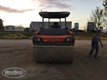 Front of Used Hamm Compactor under Setting Sun for Sale